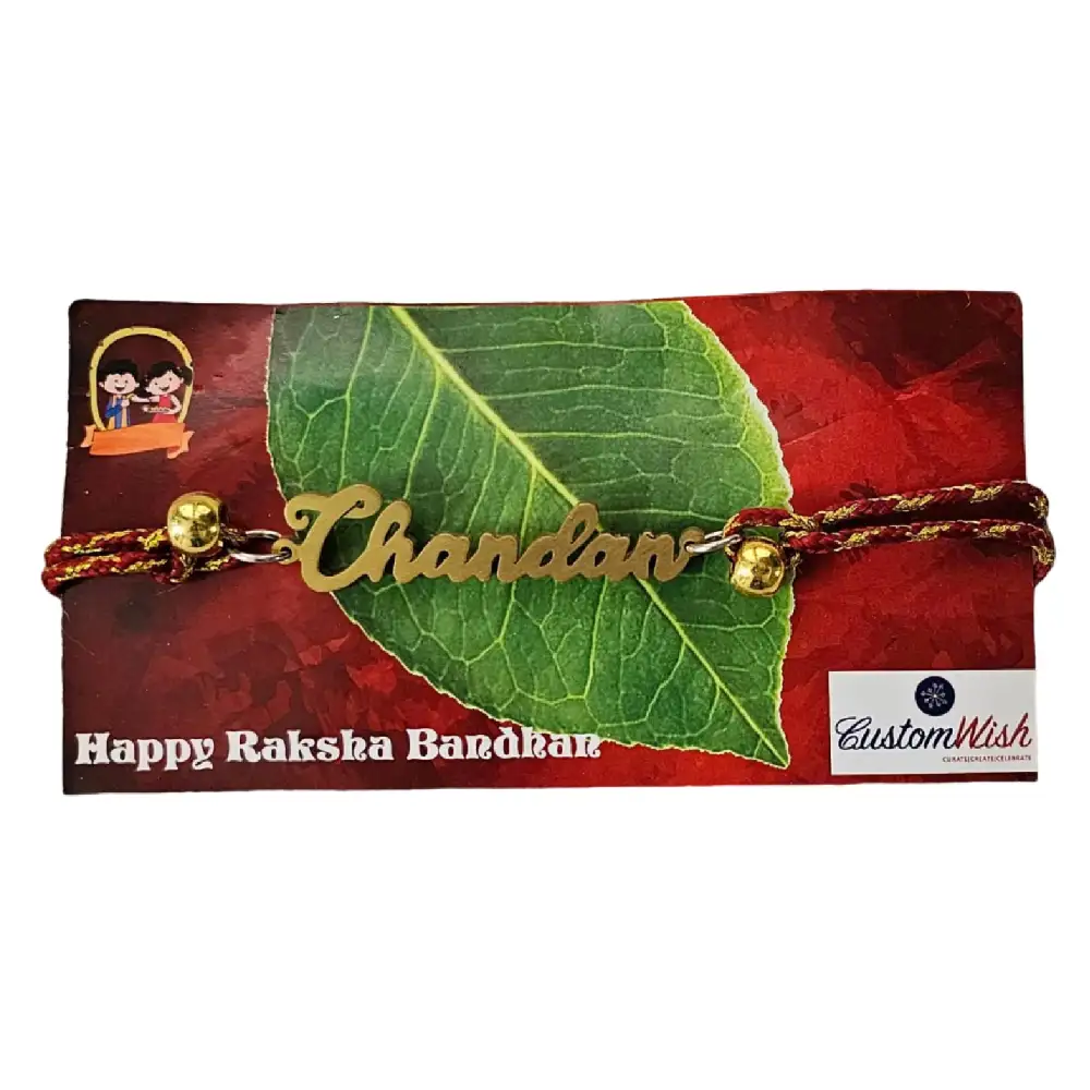 Shop Metal Name Rakhi